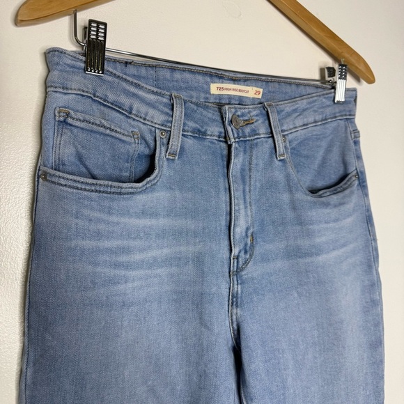 Levi’s 725 High Rise Bootcut Denim Jeans Size 29 - Picture 4 of 6